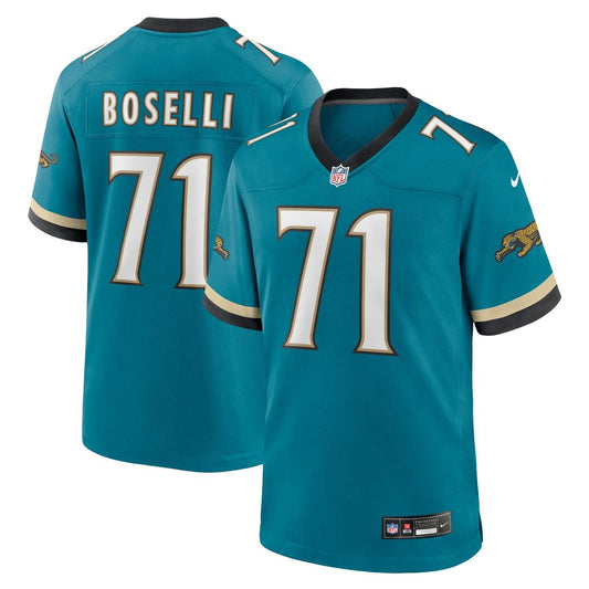 Tony Boselli Jacksonville Jaguars Nike Teal Prowler Throwback Retired Player Game Jersey