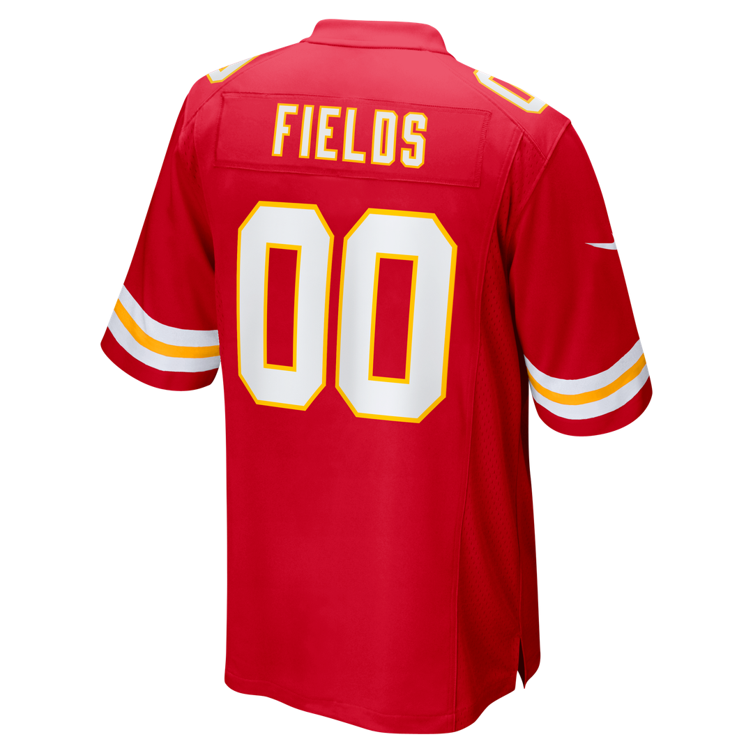 Justin Fields Kansas City Chiefs Nike Red Game Jersey