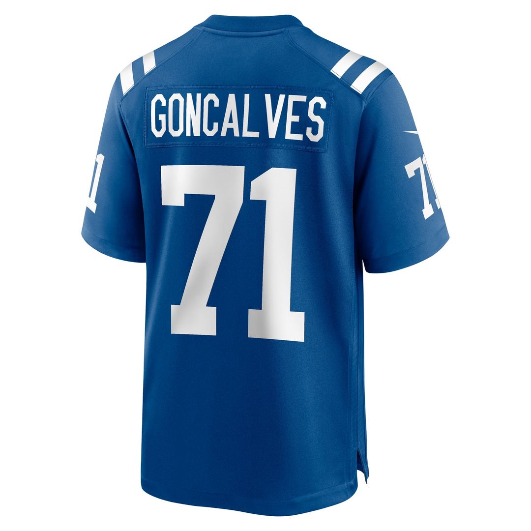 Matt Goncalves Indianapolis Colts Nike Royal Game Jersey