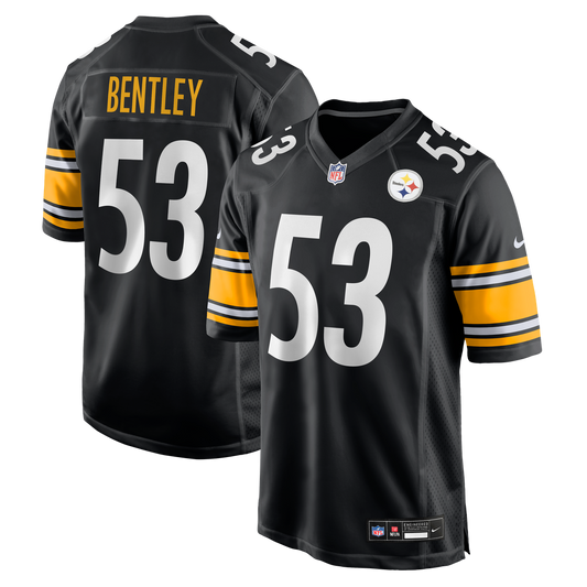 JaWhaun Bentley Pittsburgh Steelers Nike Black Team Game Jersey