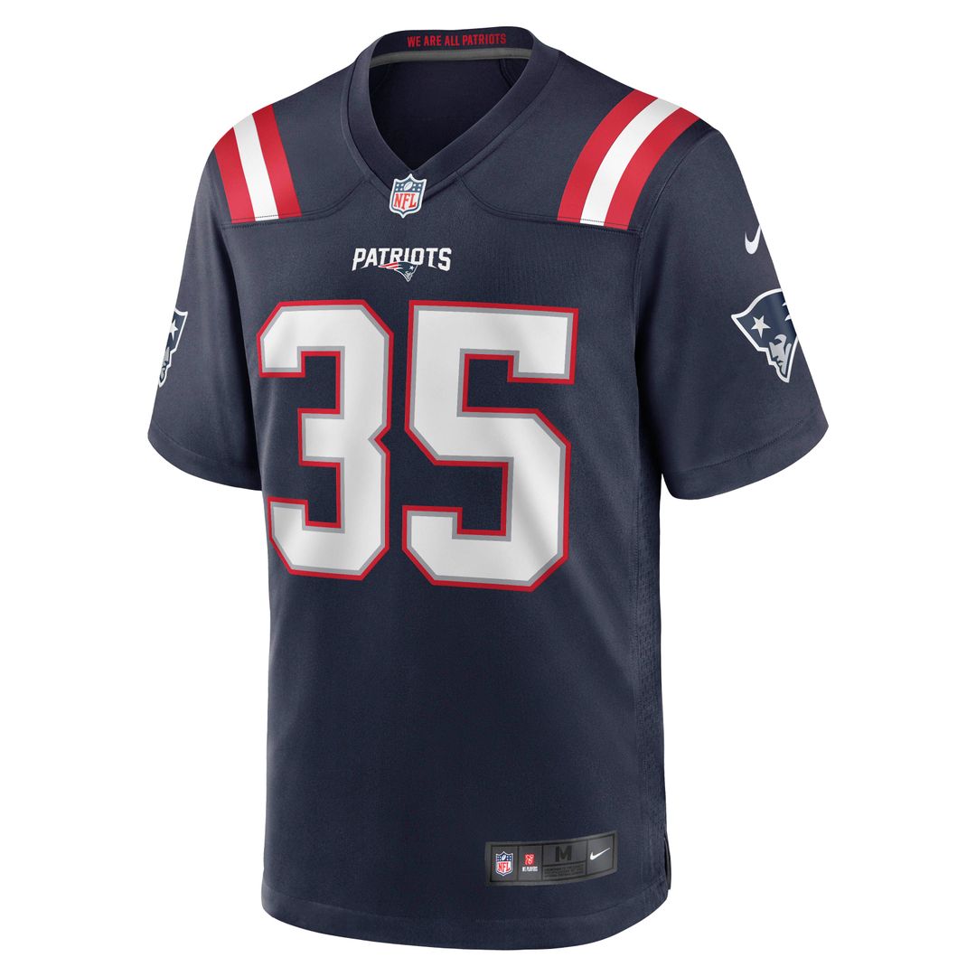 Jim Nance New England Patriots Nike Navy Retired Player Jersey