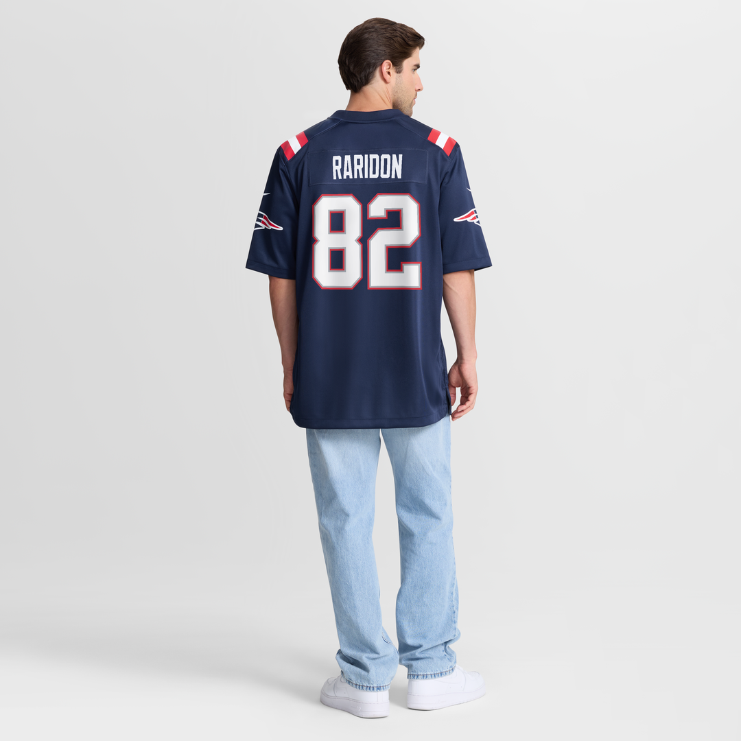 Eli Raridon New England Patriots Nike Navy Team Game Jersey