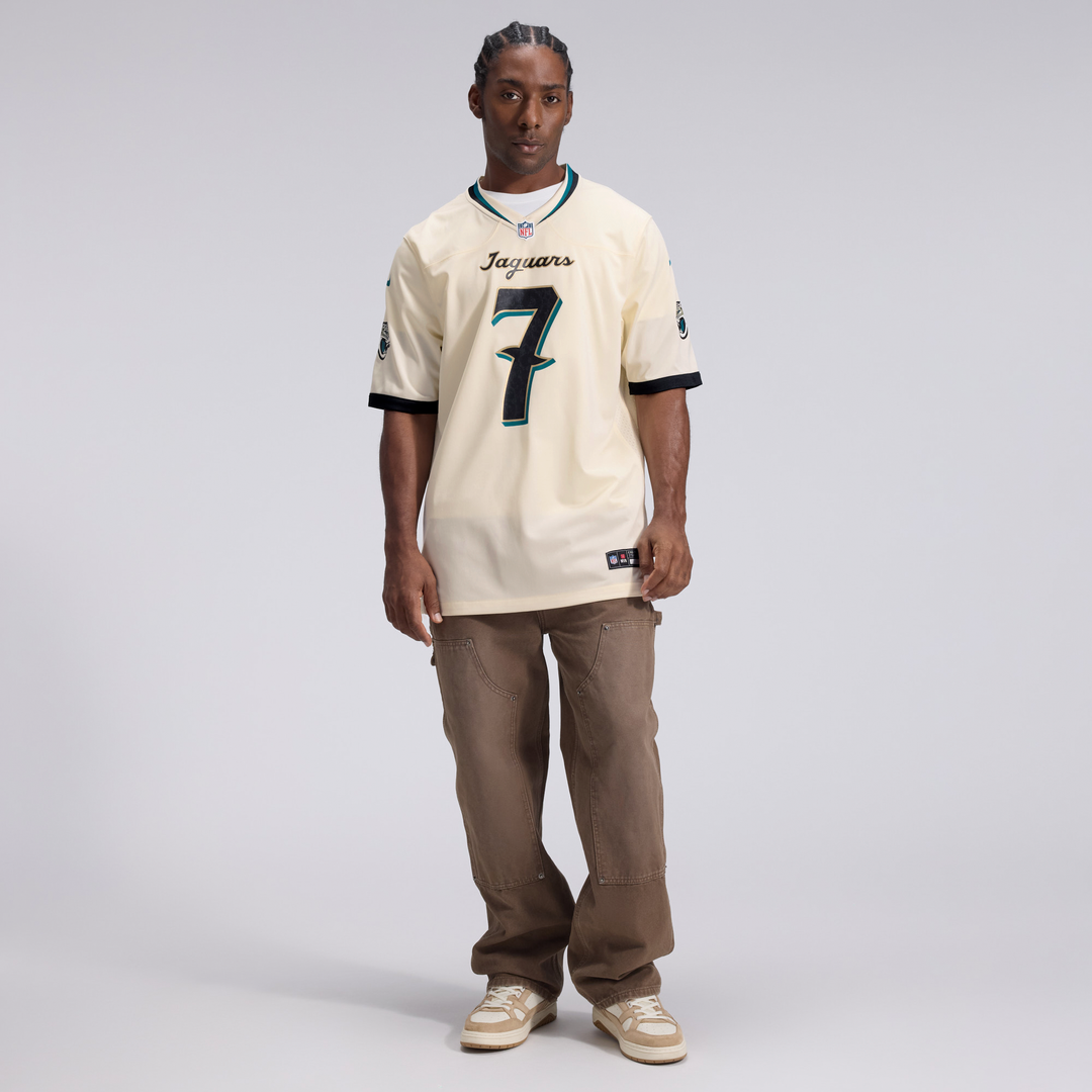Brian Thomas Jr. Jacksonville Jaguars Nike Natural 2026 Rivalries Collection Game Jersey