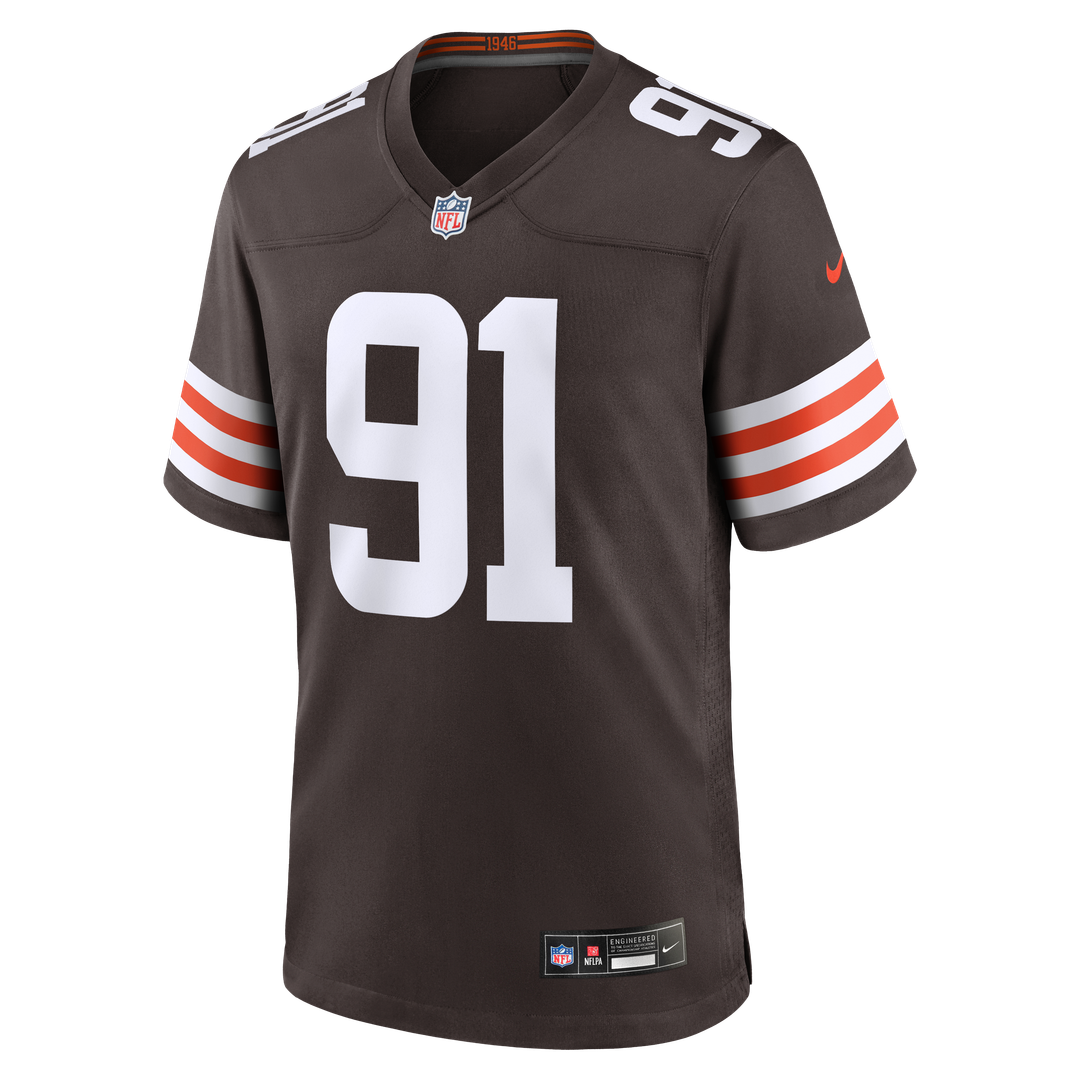 Alex Wright Cleveland Browns Nike Brown Team Game Jersey