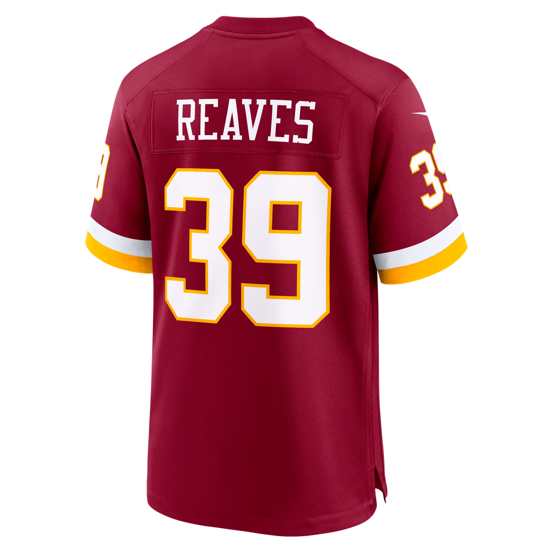 Jeremy Reaves Washington Commanders Nike Burgundy Game Jersey