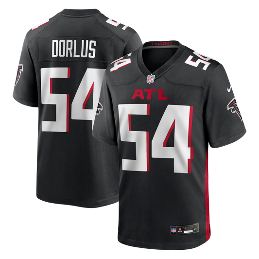 Brandon Dorlus Atlanta Falcons Nike Black Team Game Jersey