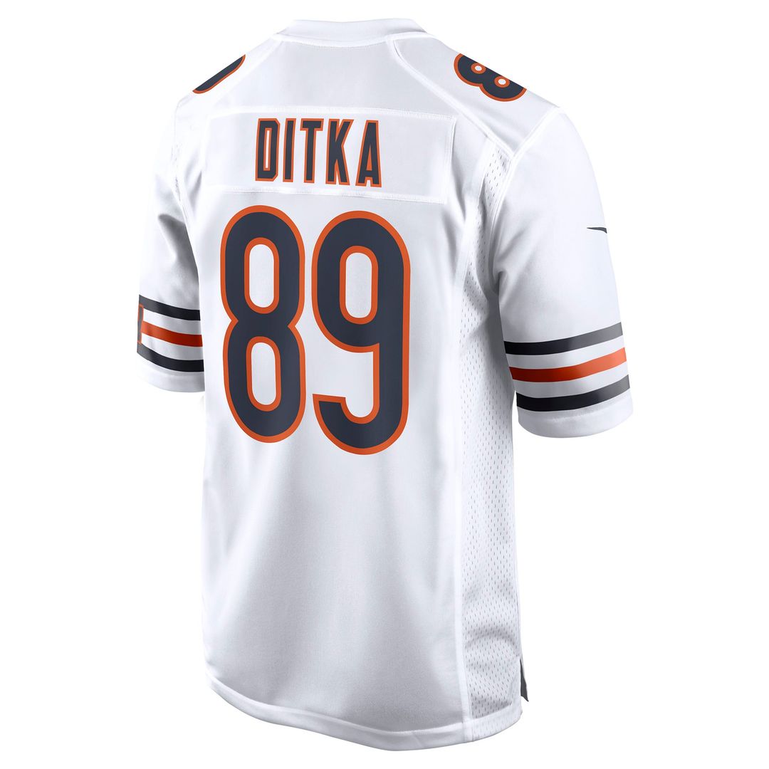 Mike Ditka Chicago Bears Nike White Retired Player Game Jersey
