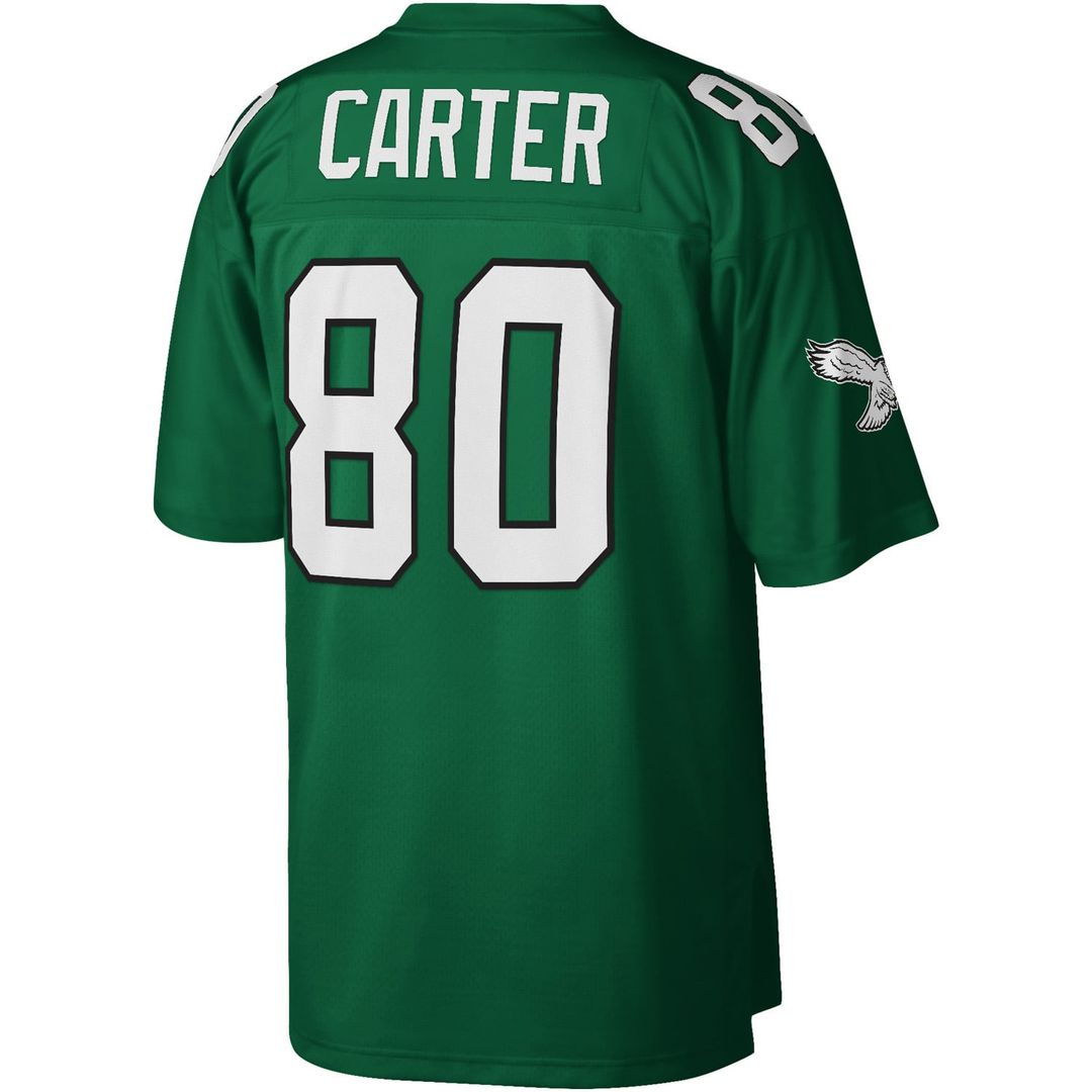 Cris Carter Philadelphia Eagles Mitchell & Ness Kelly Green Legacy Replica Jersey