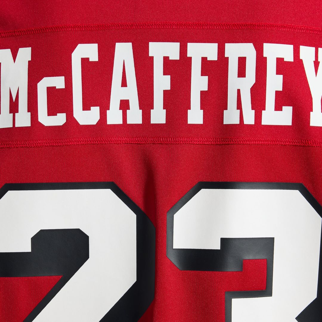 Christian McCaffrey San Francisco 49ers Nike Scarlet Alternate Game Player Jersey
