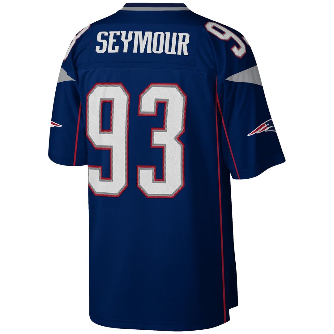 Richard Seymour New England Patriots Mitchell & Ness Navy Legacy Replica Jersey