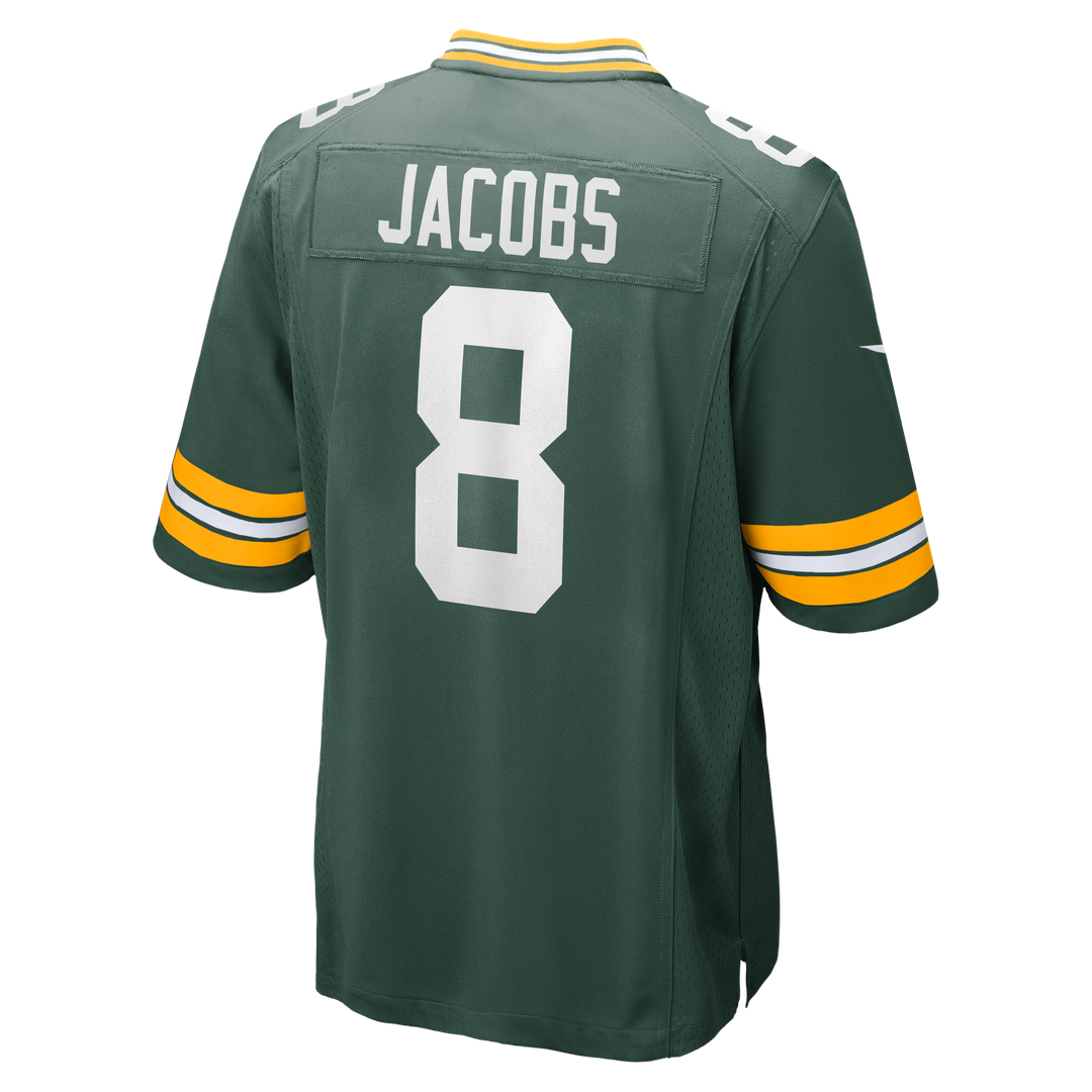 Josh Jacobs Green Bay Packers Nike Green Team Game Jersey