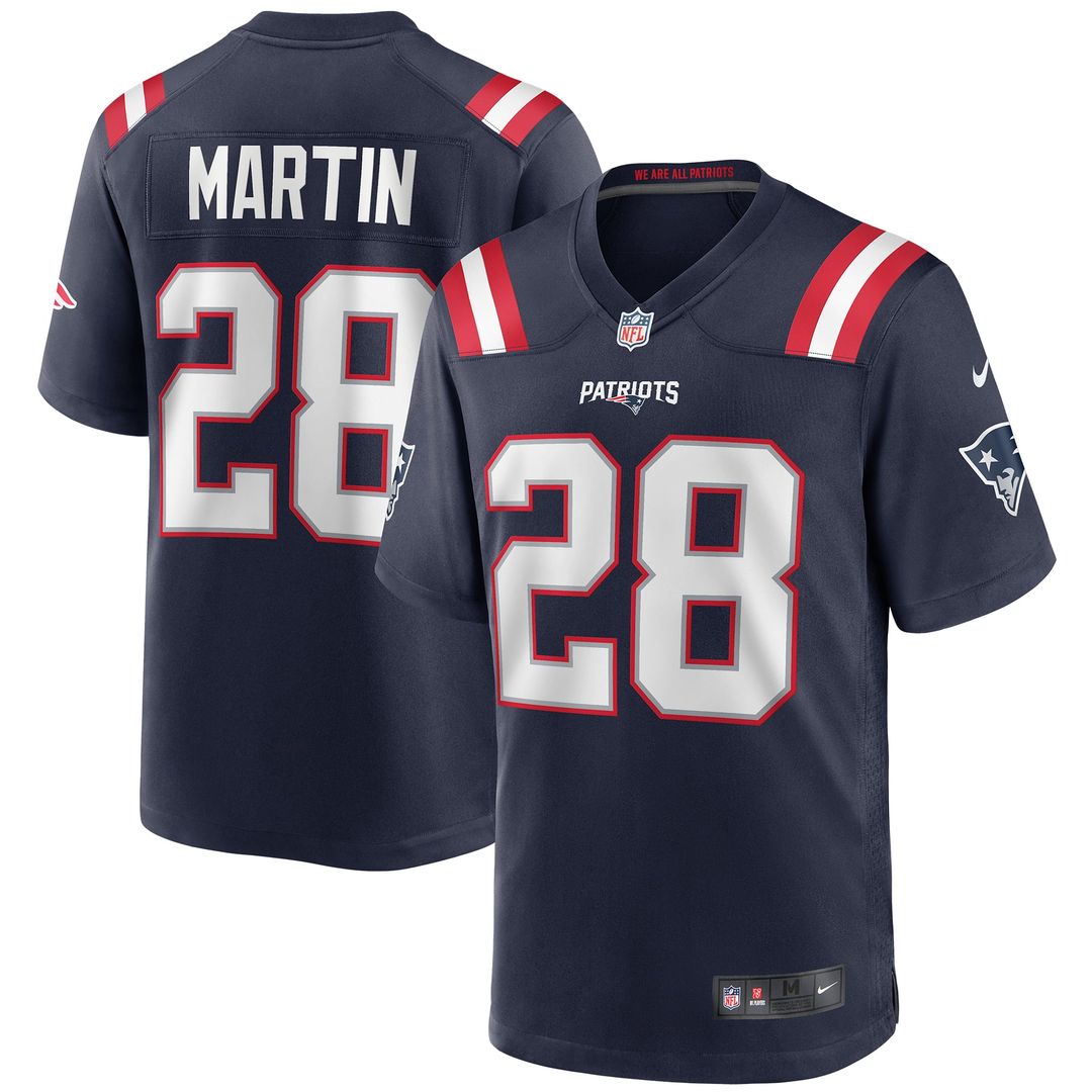 Curtis Martin New England Patriots Nike Navy Game Retired Player Jersey