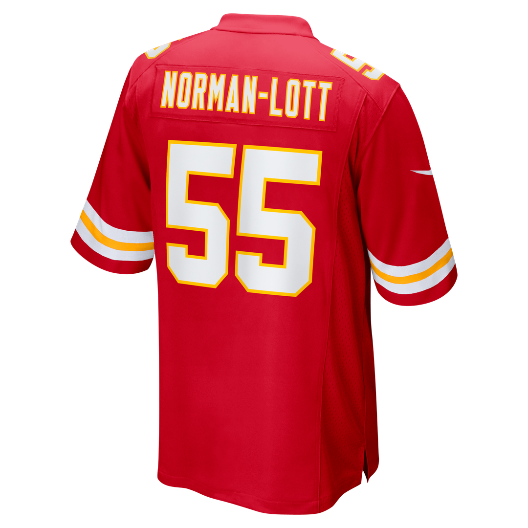 Omarr Norman-Lott Kansas City Chiefs Nike Red Team Game Jersey
