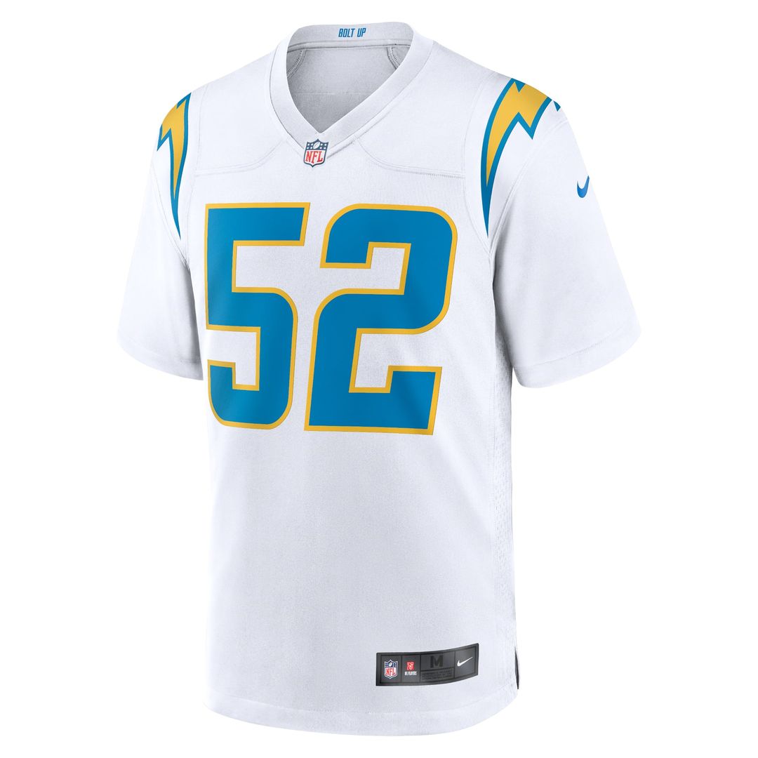 Khalil Mack Los Angeles Chargers Nike White Game Jersey