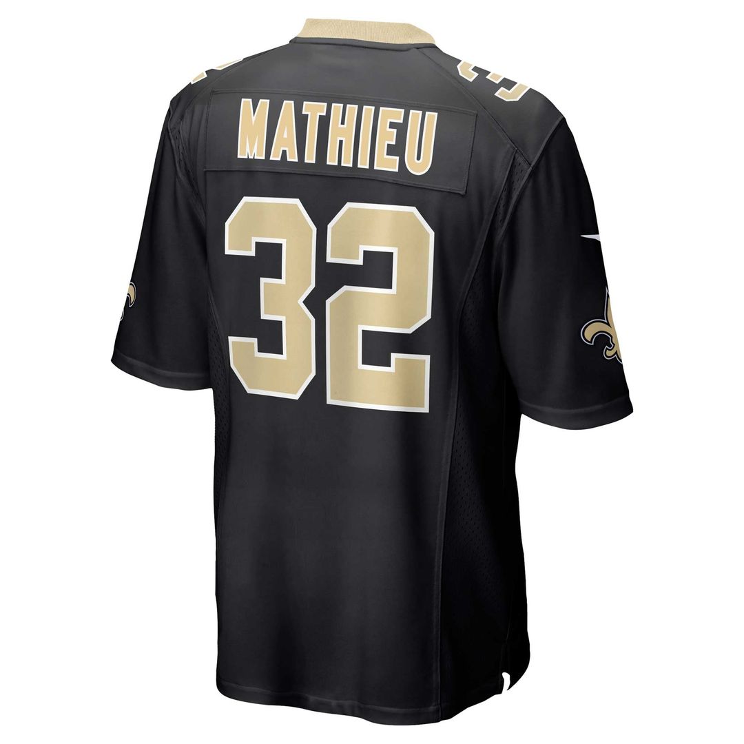 Tyrann Mathieu New Orleans Saints Nike Black Game Jersey