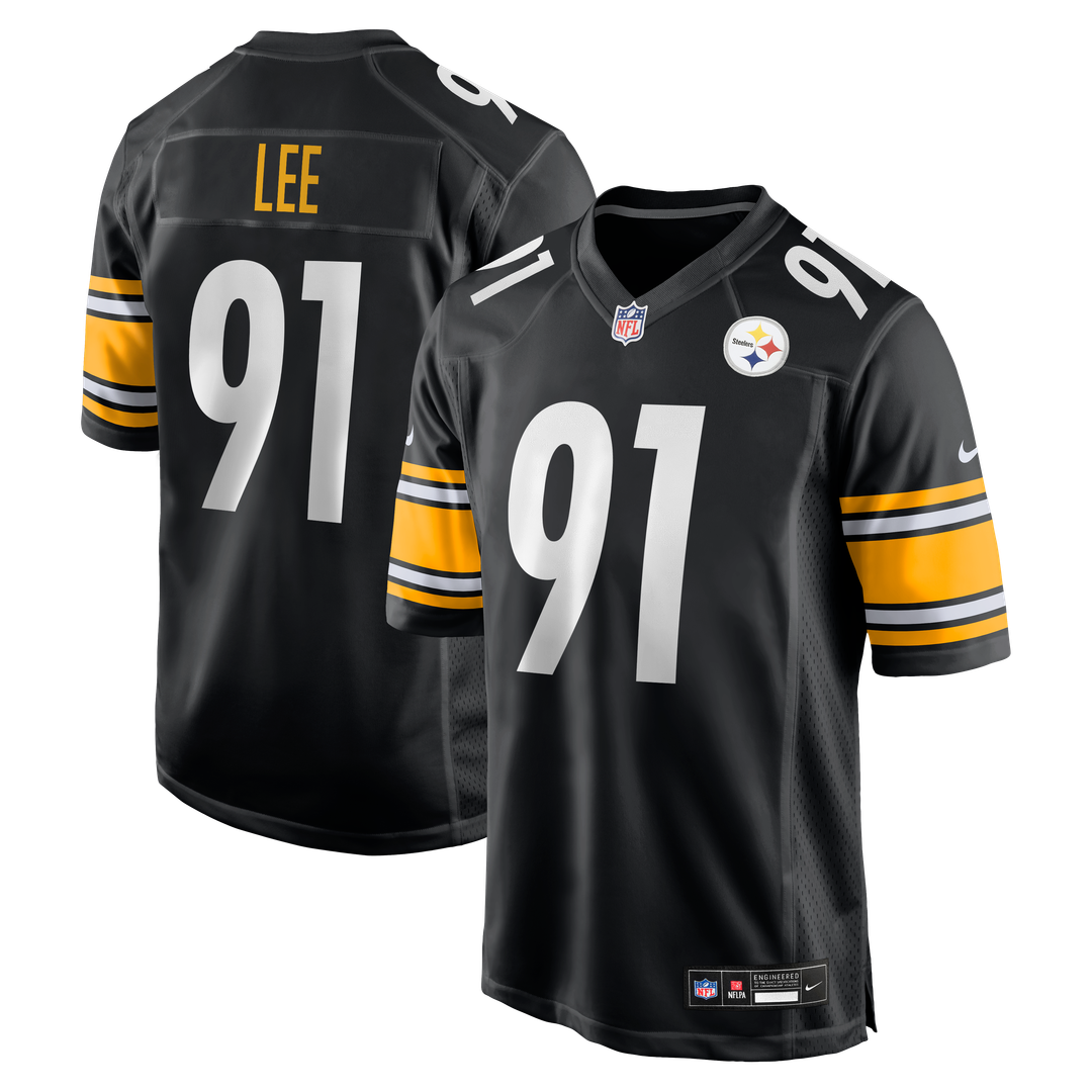 Logan Lee Pittsburgh Steelers Nike Black Game Jersey