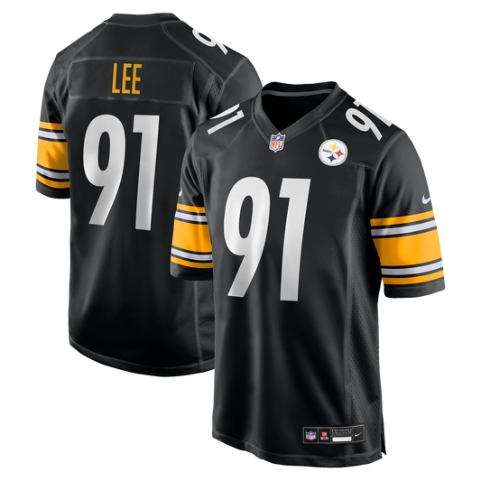 Logan Lee Pittsburgh Steelers Nike Black Game Jersey