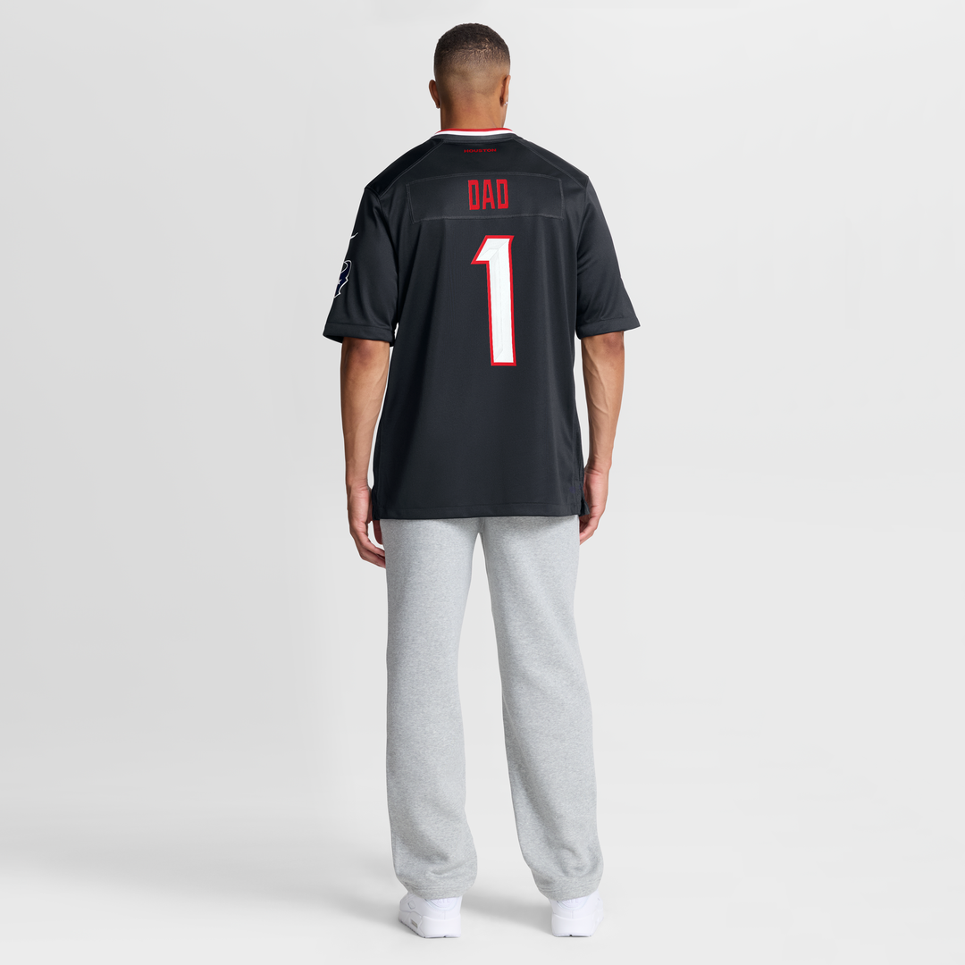 Houston Texans Nike Navy #1 Dad Game Jersey