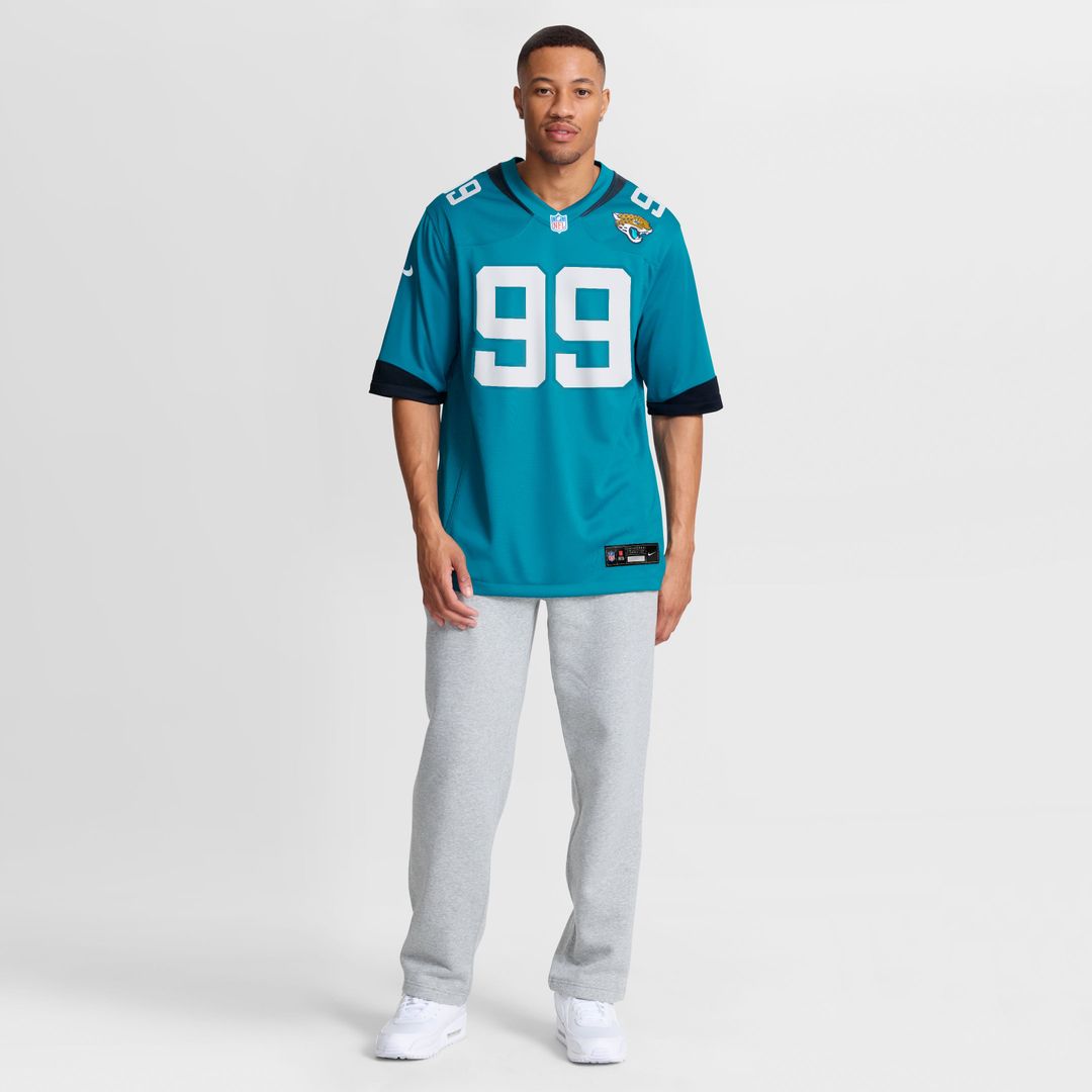 Ruke Orhorhoro Jacksonville Jaguars Nike Teal Team Game Jersey