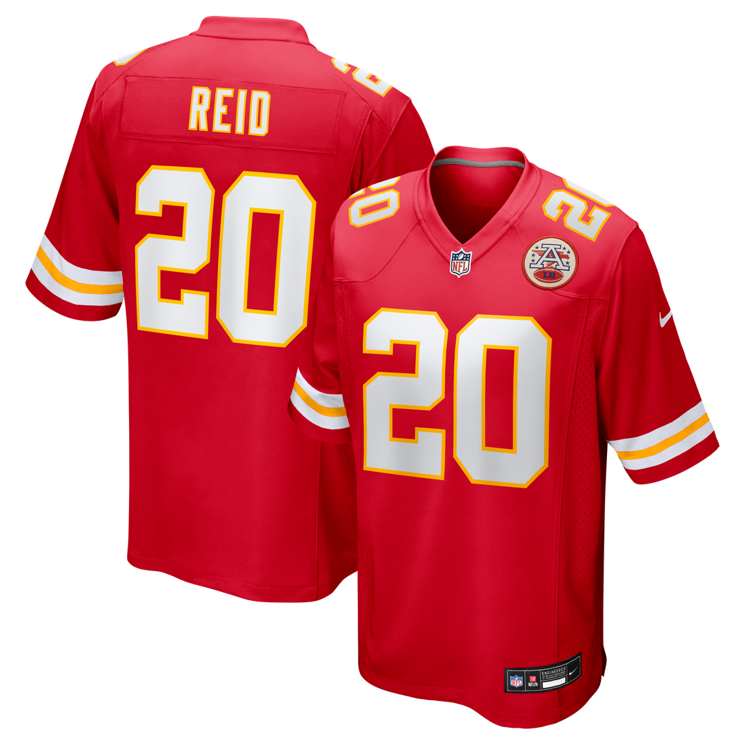 Justin Reid Kansas City Chiefs Nike Red Game Jersey