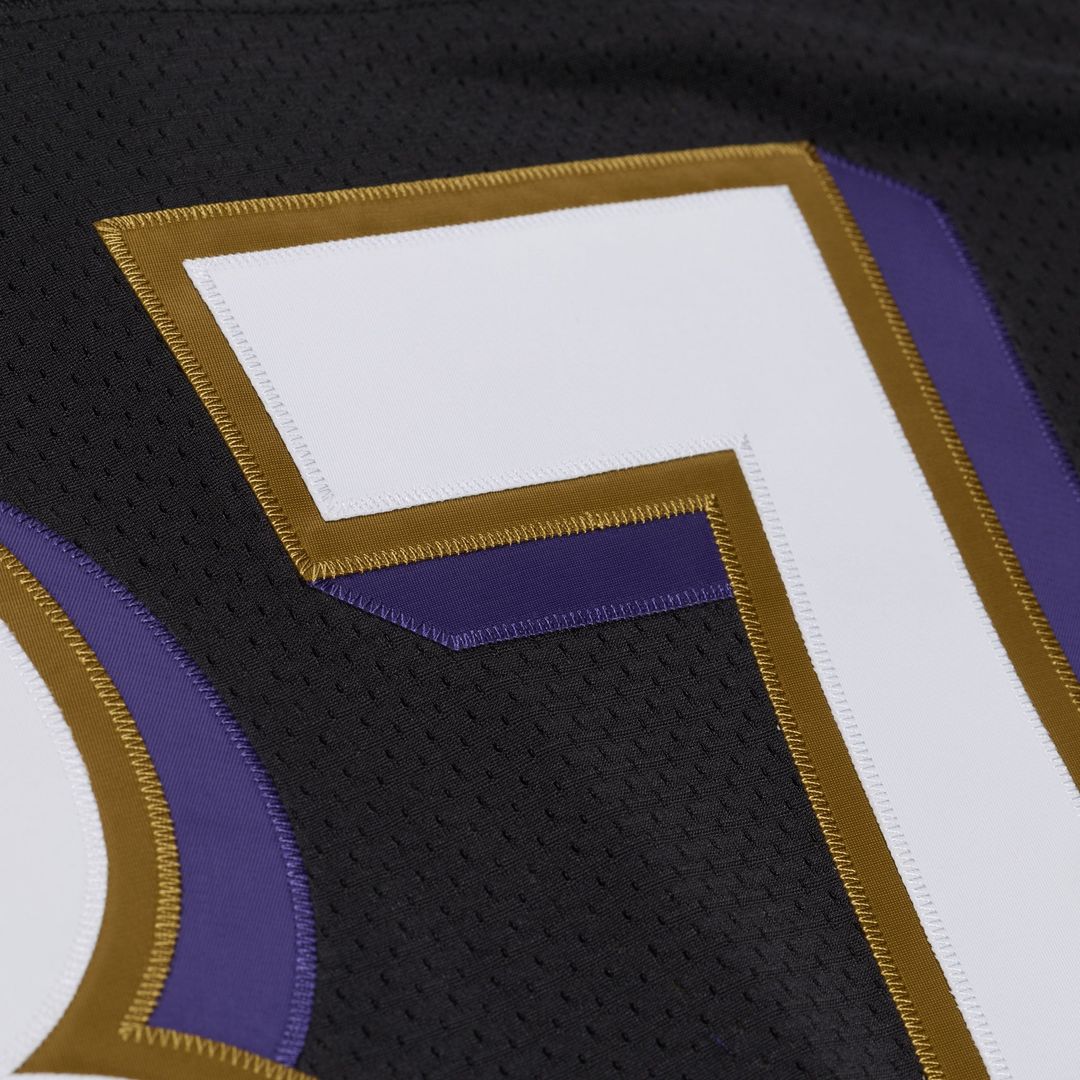 Deion Sanders Baltimore Ravens Mitchell & Ness Black 2005 Authentic Throwback Jersey