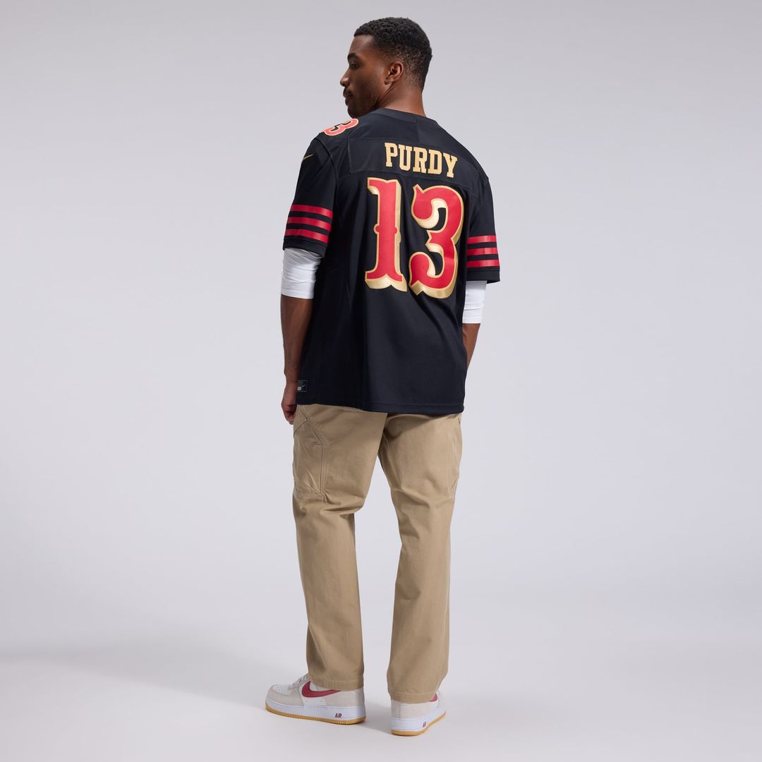 Brock Purdy San Francisco 49ers Nike Black Rivalries Collection Stitched Limited Jersey