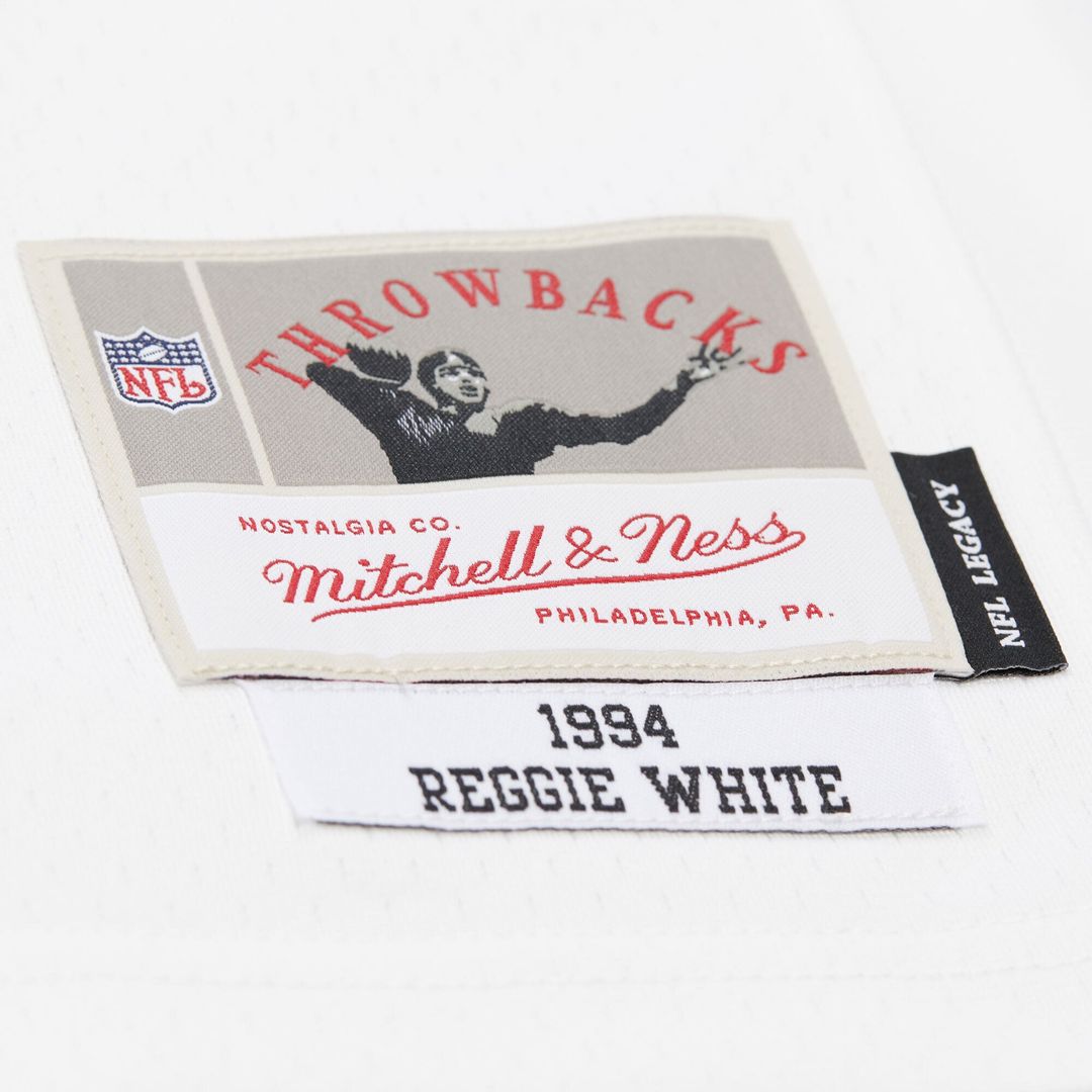 Reggie White Green Bay Packers Mitchell & Ness White 1994 Legacy Replica Jersey