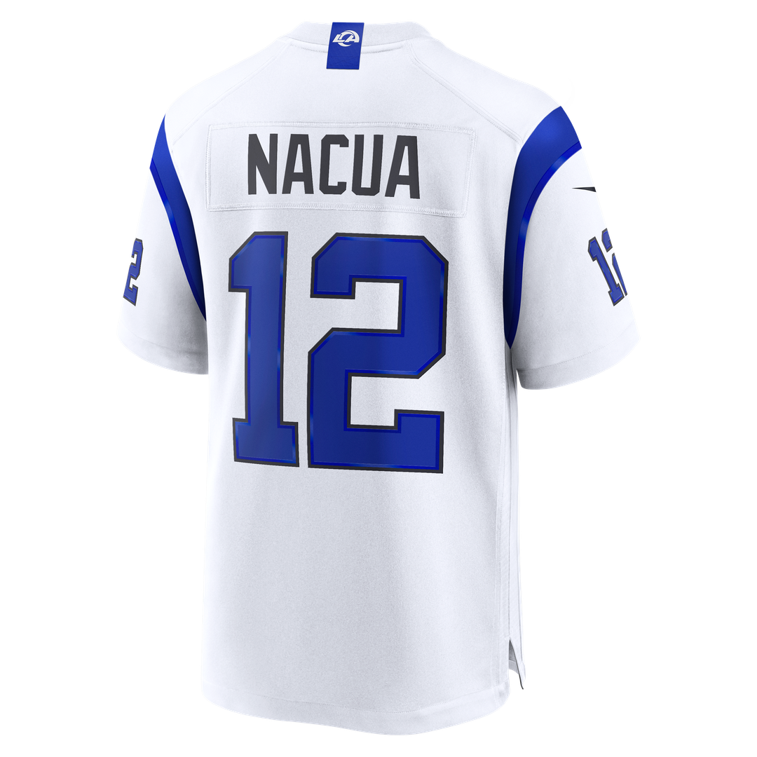 Puka Nacua Los Angeles Rams Nike Fearsome White Game Jersey