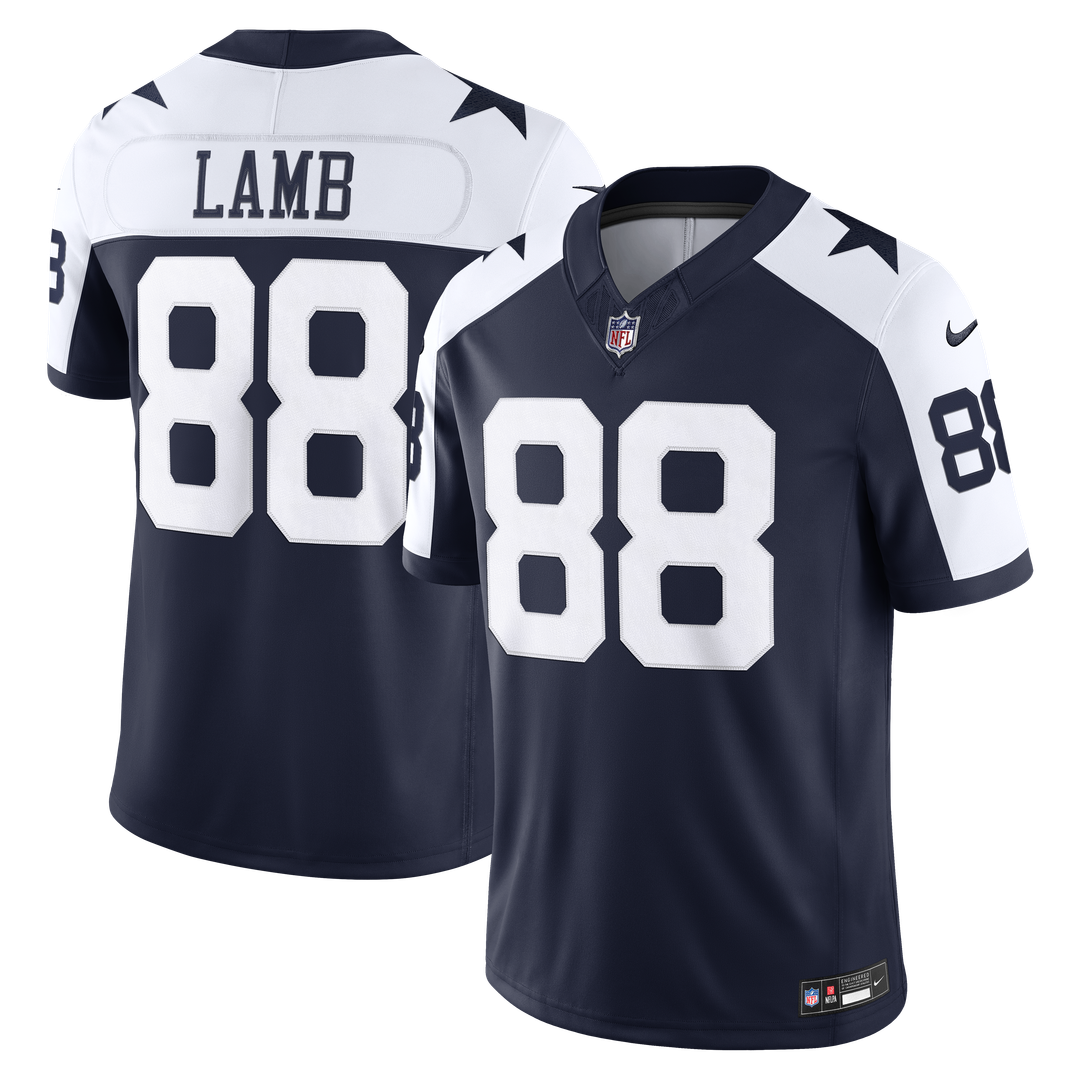 CeeDee Lamb Dallas Cowboys Nike Navy Alternate Vapor F.U.S.E. Stitched Limited Jersey