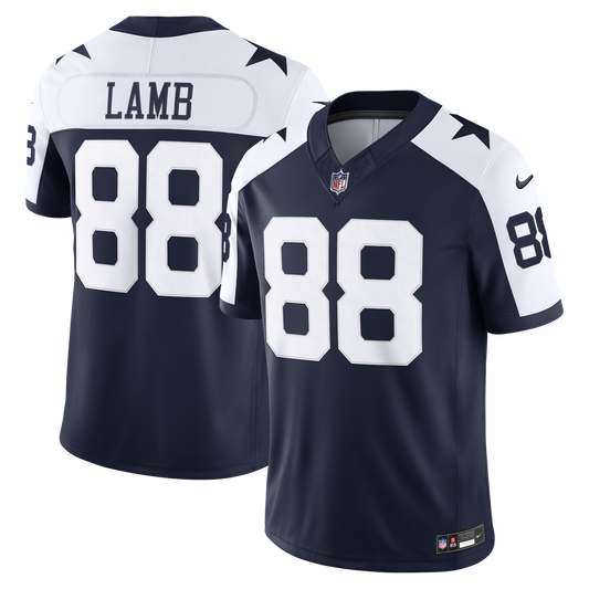 CeeDee Lamb Dallas Cowboys Nike Navy Alternate Vapor F.U.S.E. Stitched Limited Jersey