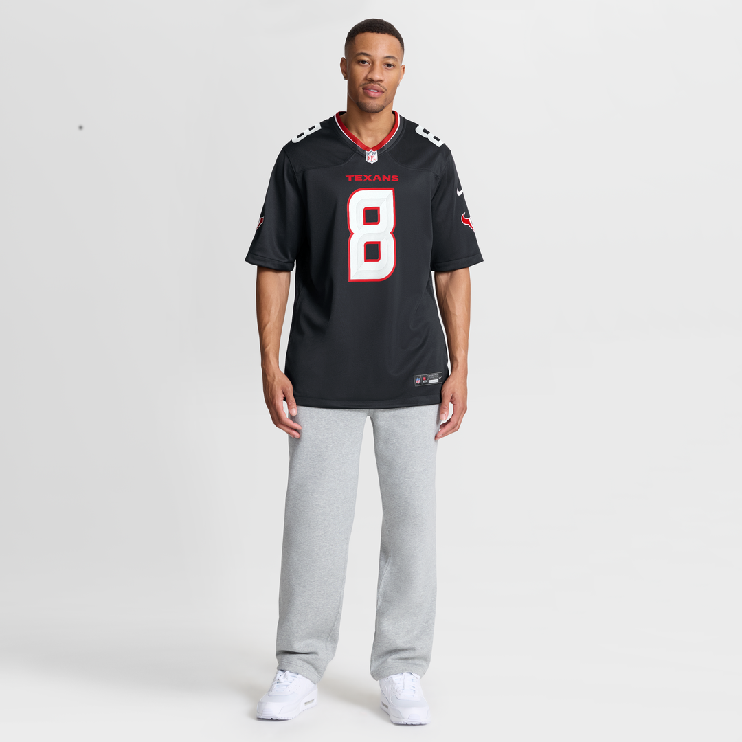 Cade Stover Houston Texans Nike Navy Team Game Jersey
