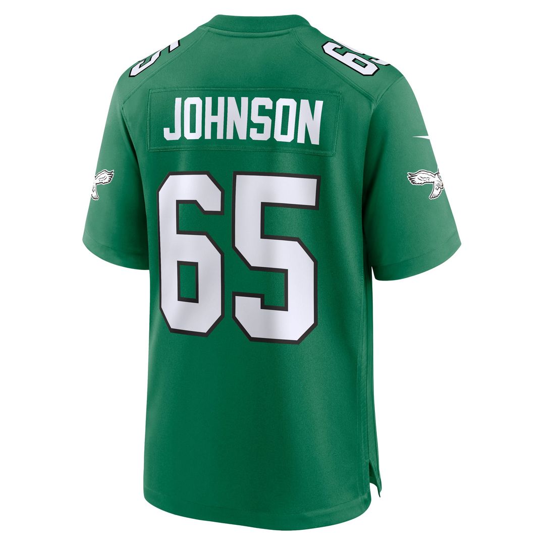 Lane Johnson Philadelphia Eagles Nike Kelly Green Alternate Game Jersey