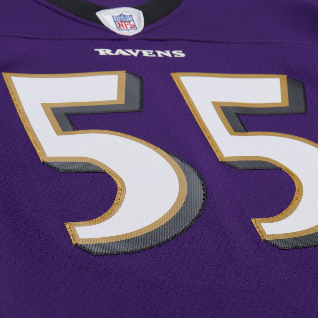 Terrell Suggs Baltimore Ravens Mitchell & Ness Purple 2003 Legacy Replica Jersey