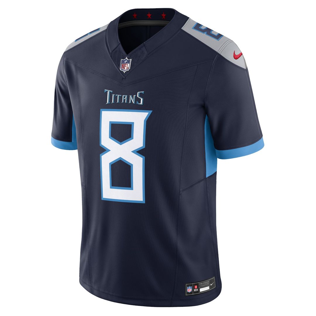 Will Levis Tennessee Titans Nike Light Blue Alternate Oilers Throwback Vapor F.U.S.E. Limited Jersey