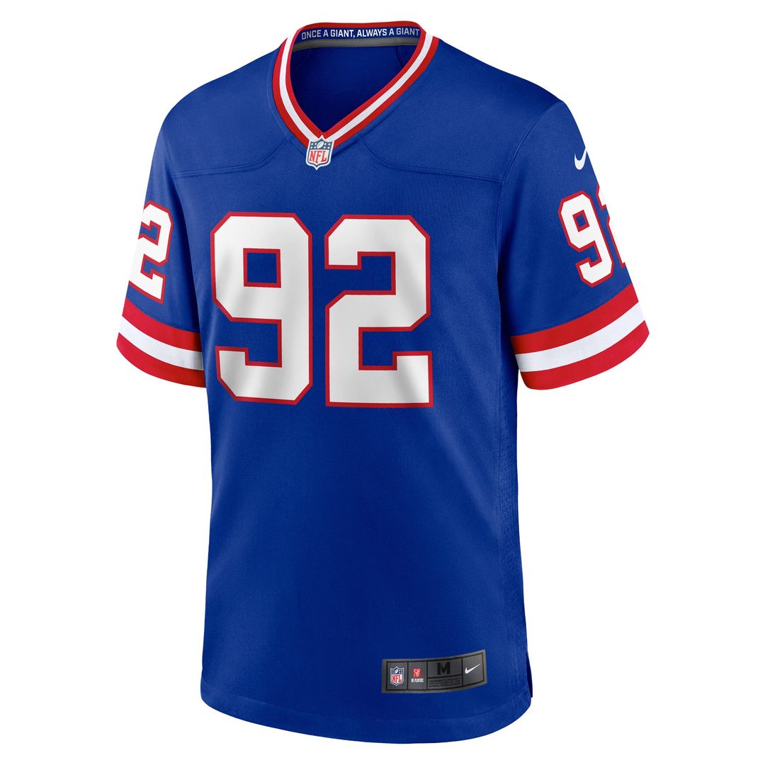 Michael Strahan New York Giants Nike Royal Retired Player Alternate Game Jersey