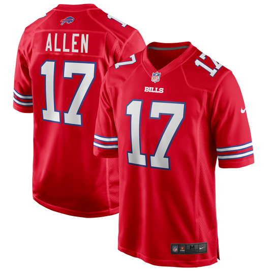 Josh Allen Buffalo Bills Nike Red Alternate Game Jersey
