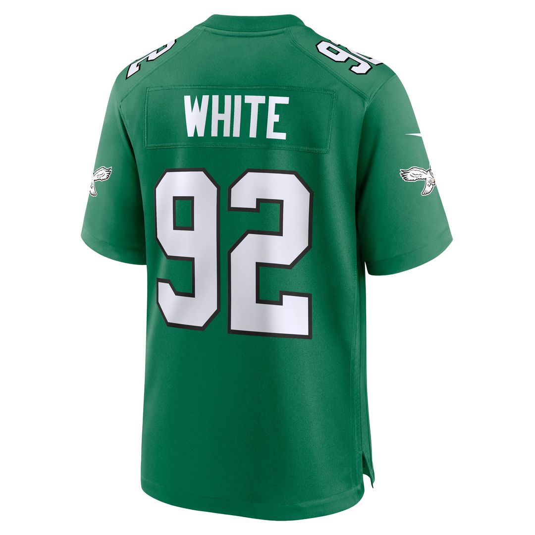 Reggie White Philadelphia Eagles Nike Kelly Green Retired Player Alternate Game Jersey