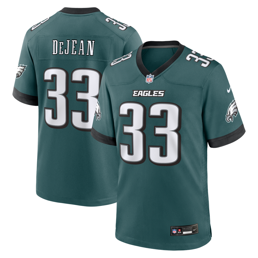 Cooper DeJean Philadelphia Eagles Nike Midnight Green Team Game Jersey