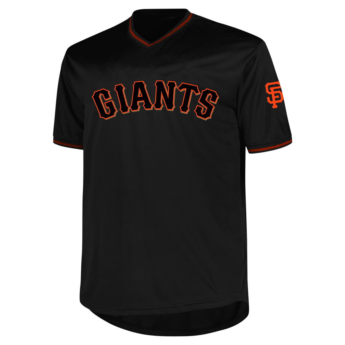 San Francisco Giants Profile Black Big & Tall Pop Fashion Jersey