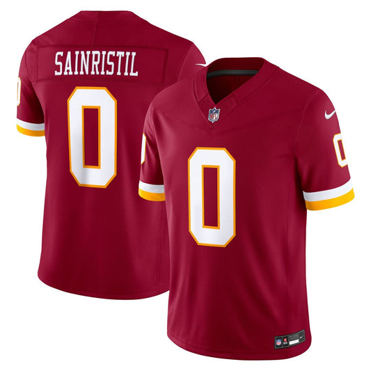 Mike Sainristil Washington Commanders Nike Burgundy Team Vapor F.U.S.E. Stitched Limited Jersey