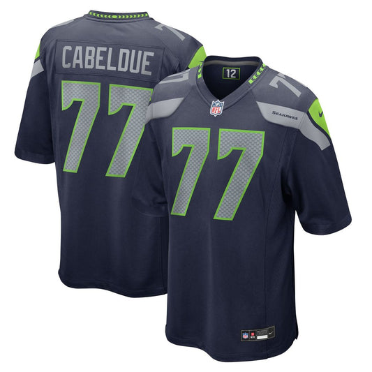 Bryce Cabeldue Seattle Seahawks Nike College Navy Team Game Jersey