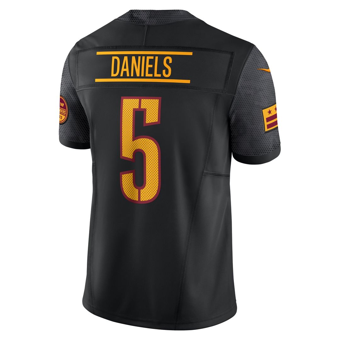 Washington Commanders Jayden Daniels Nike White Vapor F.U.S.E. Limited Super Bowl Era Jersey
