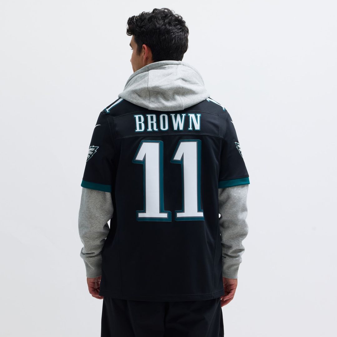 A.J. Brown Philadelphia Eagles Nike Black Alternate Vapor F.U.S.E. Limited Jersey