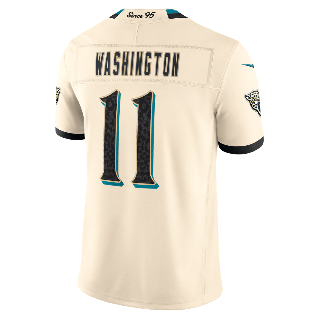 Parker Washington Jacksonville Jaguars Nike Natural 2026 Rivalries Collection Stitched Limited Jersey
