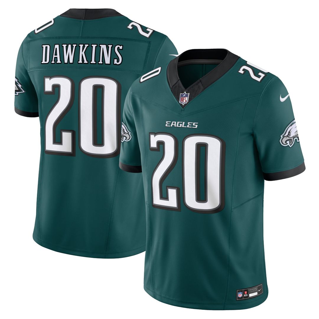 Brian Dawkins Philadelphia Eagles Nike Midnight Green Vapor F.U.S.E. Limited Jersey