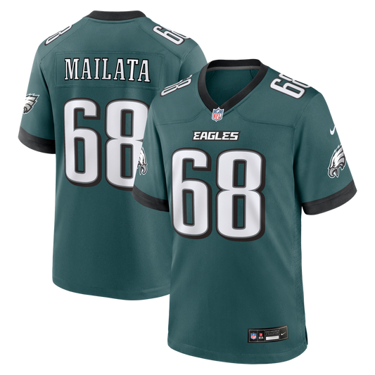Jordan Mailata Philadelphia Eagles Nike Midnight Green Team Game Jersey