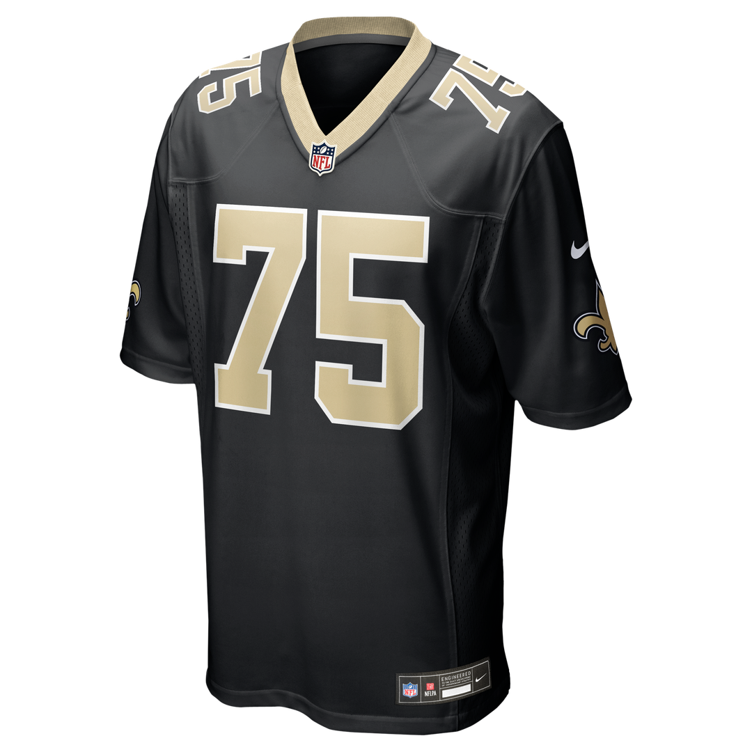 Taliese Fuaga New Orleans Saints Nike Black Player Game Jersey