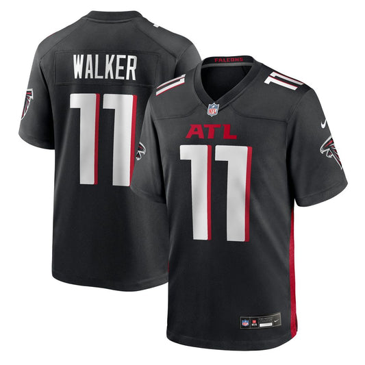 Jalon Walker Atlanta Falcons Nike Black Team Game Jersey