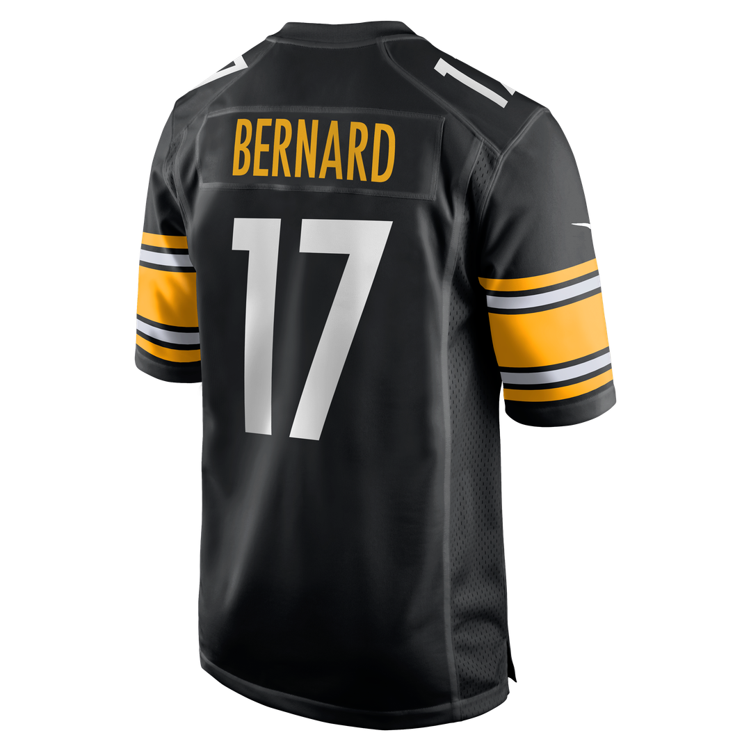 Germie Bernard Pittsburgh Steelers Nike Black Game Jersey
