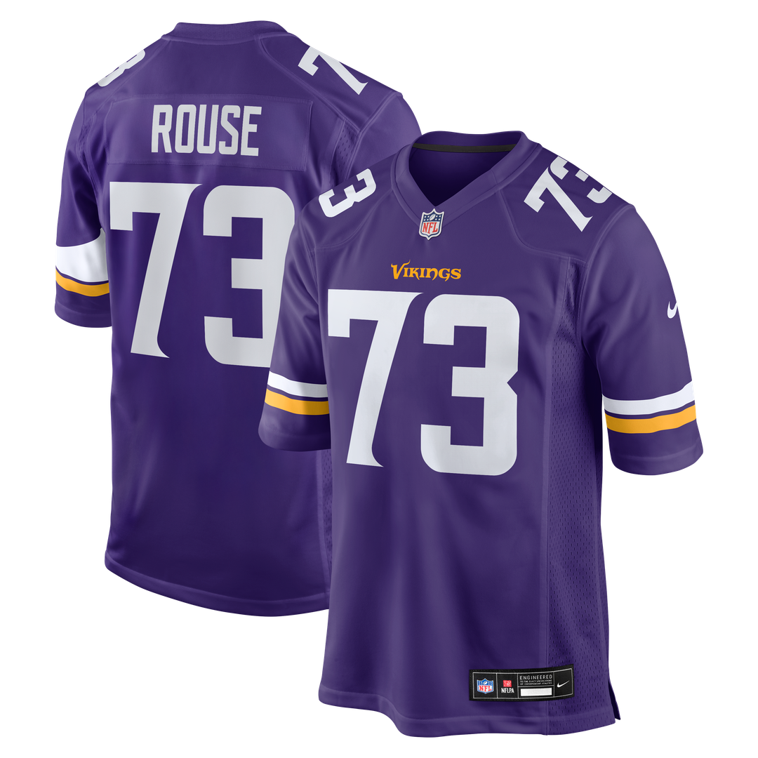 Walter Rouse Minnesota Vikings Nike Purple Team Game Jersey